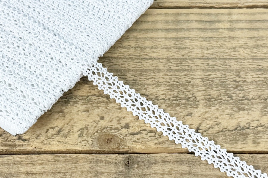 Мереживо бавовна 15 мм MH білий 6361-1654A-white