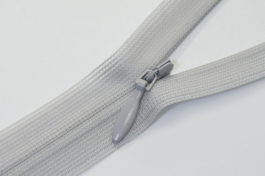 Блискавка YKK Тип 2 сірий світлий 60 см CHC-60-154-DA