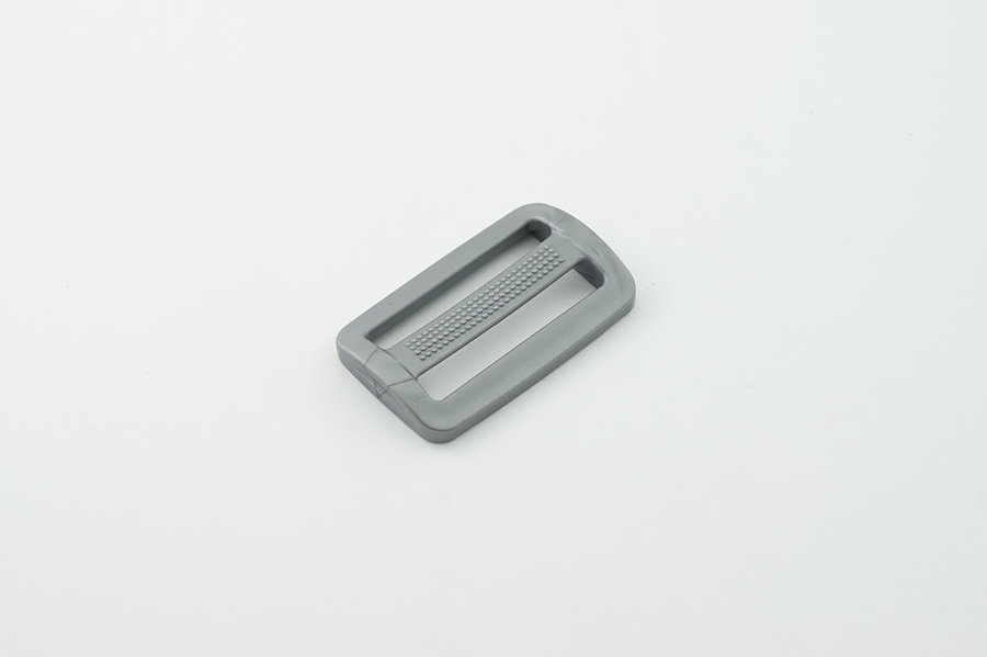 Пряжка-регулятор 40 мм подвійний сірий темний