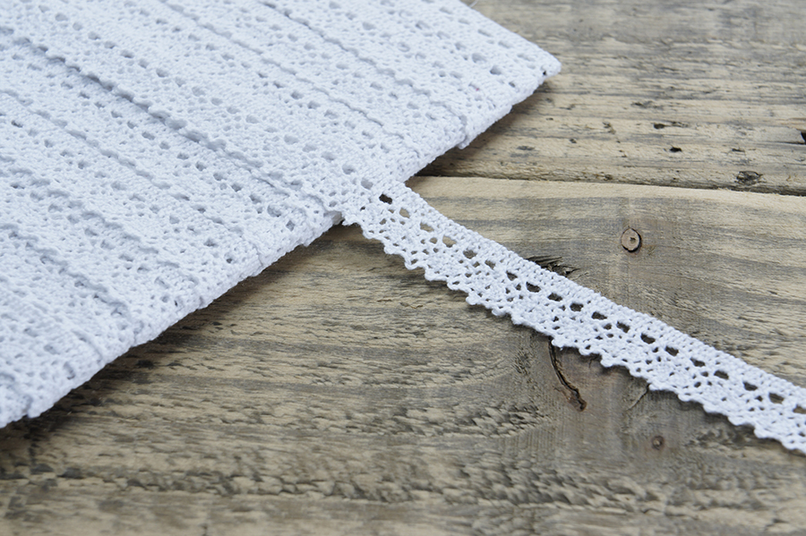 Мереживо бавовна 15 мм MH білий 6361-1215-white