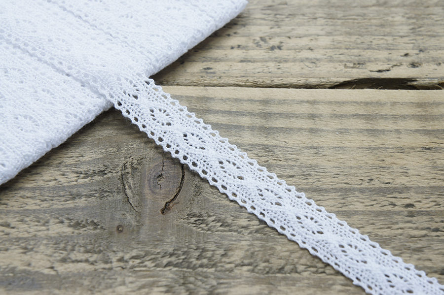 Мереживо бавовна 20 мм MH білий 6361-1227-white