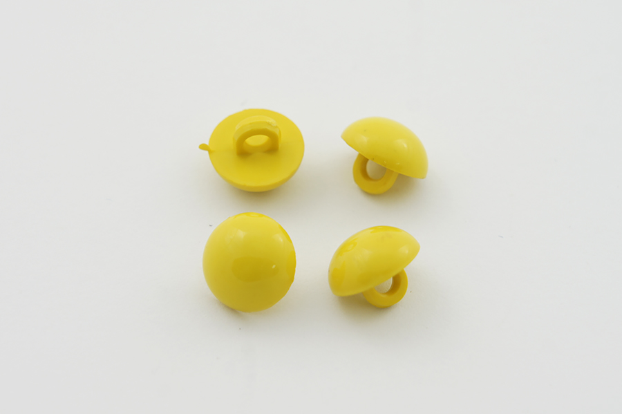 Гудзик на ніжці 10 мм Mertbutton однотонний жовтий ВР-329-16-1369