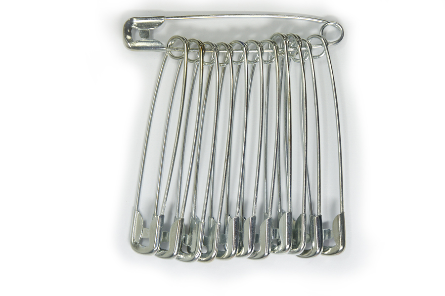 Шпильки 30 мм англійські нікель (12 шт.) MH