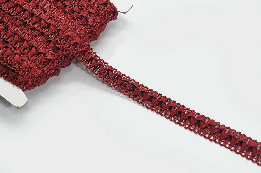 Тасьма самоса 18 мм MH вишневий темний