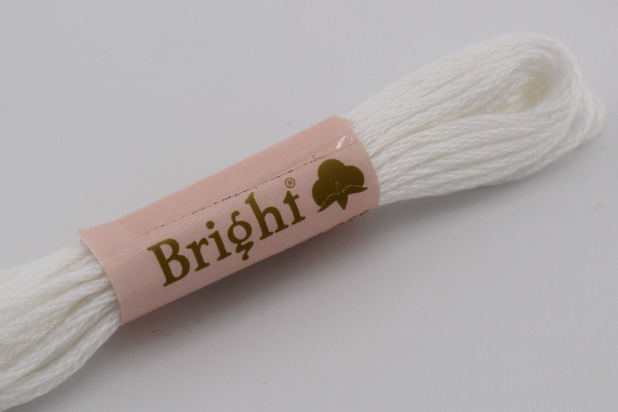 Муліне Bright бавовна білий 0101