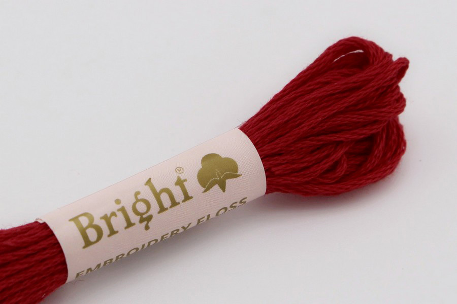 Муліне Bright бавовна червоний 0906