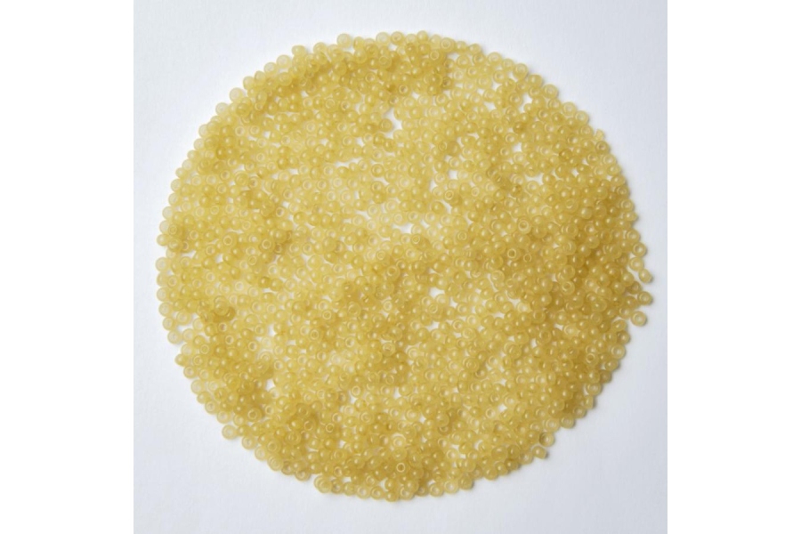 Бісер Preciosa 02151 №10 алебастр сольгель жовтий лимонний 2,3 мм