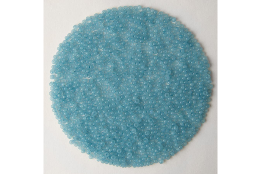 Бісер Preciosa 02133 №10 алебастр сольгель бірюзовий темний 2,3 мм