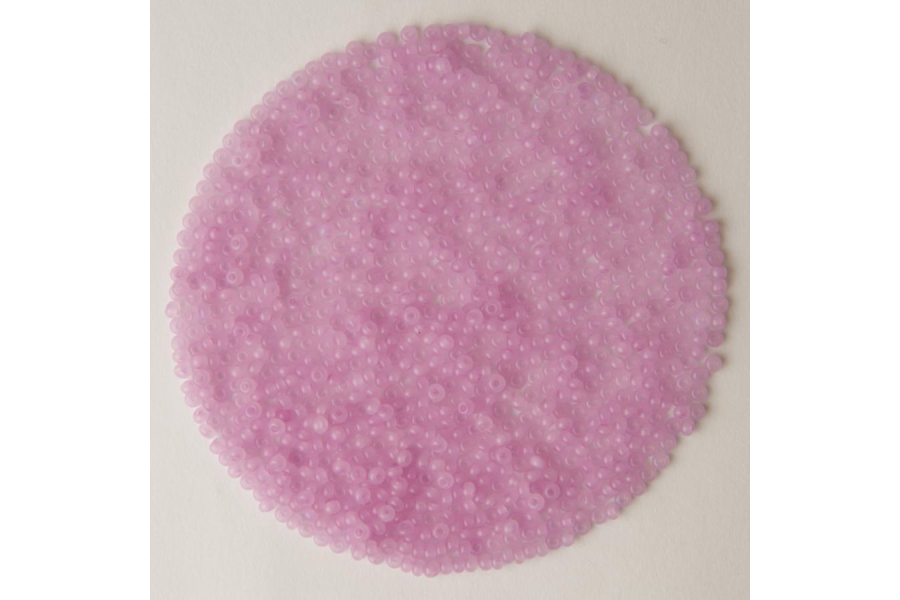 Бісер Preciosa 02292 №10 алебастр сольгель рожевий 2,3 мм