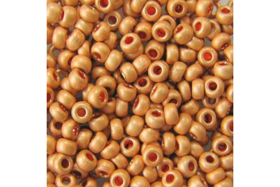 Бісер Preciosa 18583 №10 непрозорий матовий персиковий рудий 2,3 мм