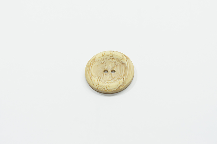 Гудзик 25 мм Mertbutton 2 отвори під дерево дерево світле