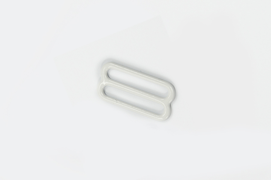 Пряжка-регулятор 20 мм MH білий