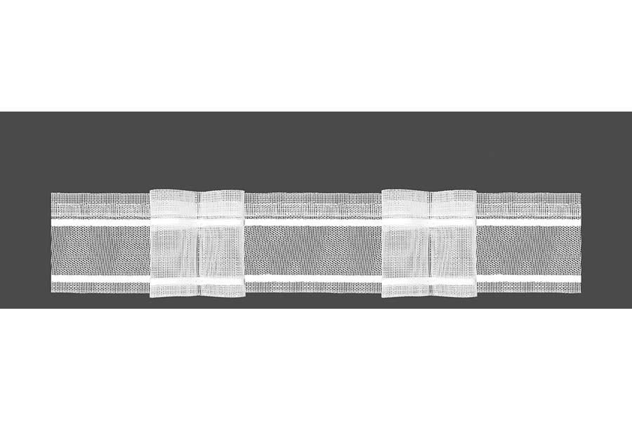 Тасьма для збірки 50 мм коеф. 1:2, бантова прозорий 4-50-200-4