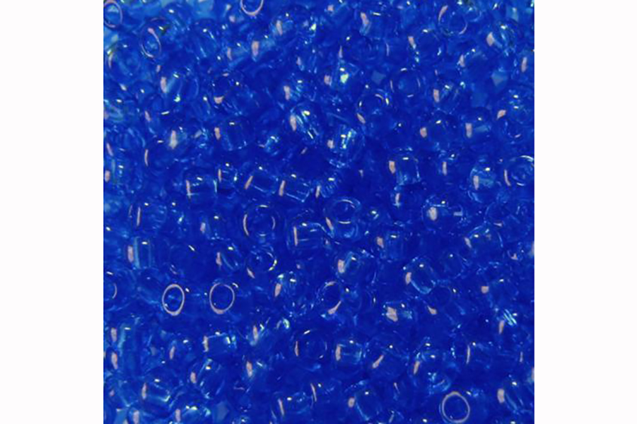 Бісер Preciosa 30050 №10 прозорий кольоровий електрик яскравий 2,3 мм