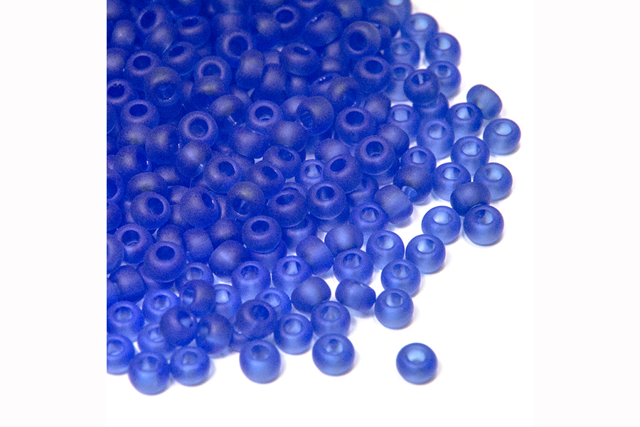 Бісер Preciosa 30050/1-5 №10 прозорий матовий електрик яскравий 2,3 мм