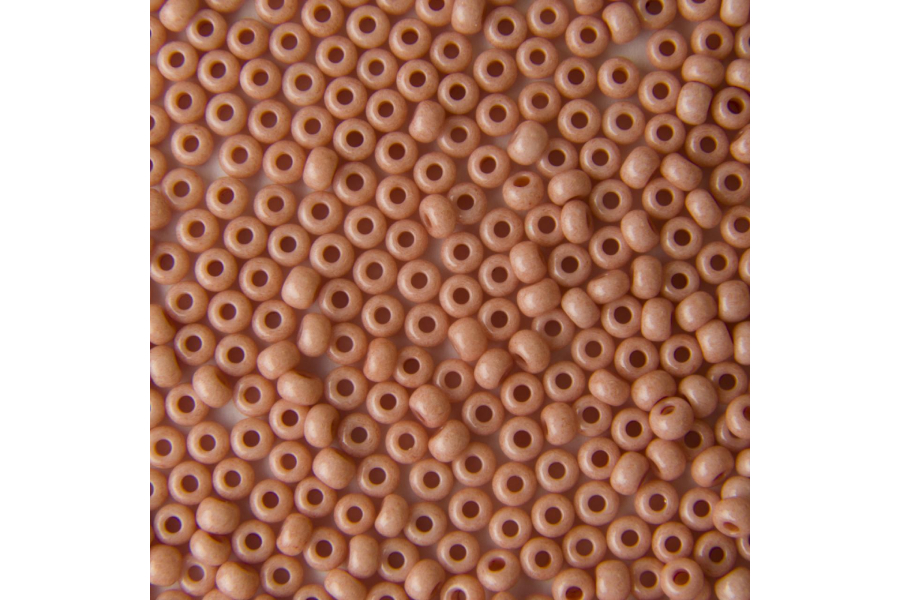 Бісер Preciosa 07331 №10 алебастр кольоровий персиковий рожевий 2,3 мм
