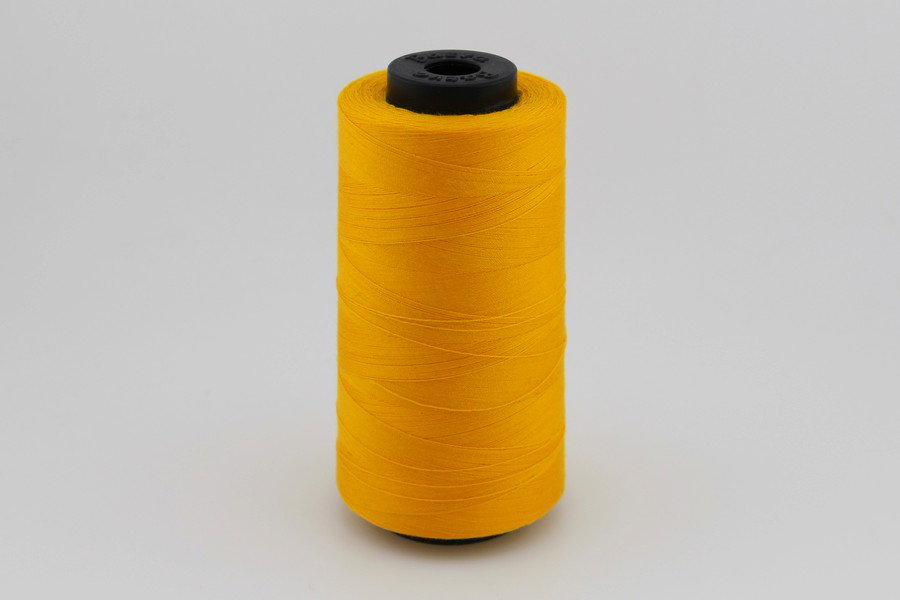 Нитки швейні №28/2 Barva армовані поліестер 100% жовтий яскравий 2500 м 3019