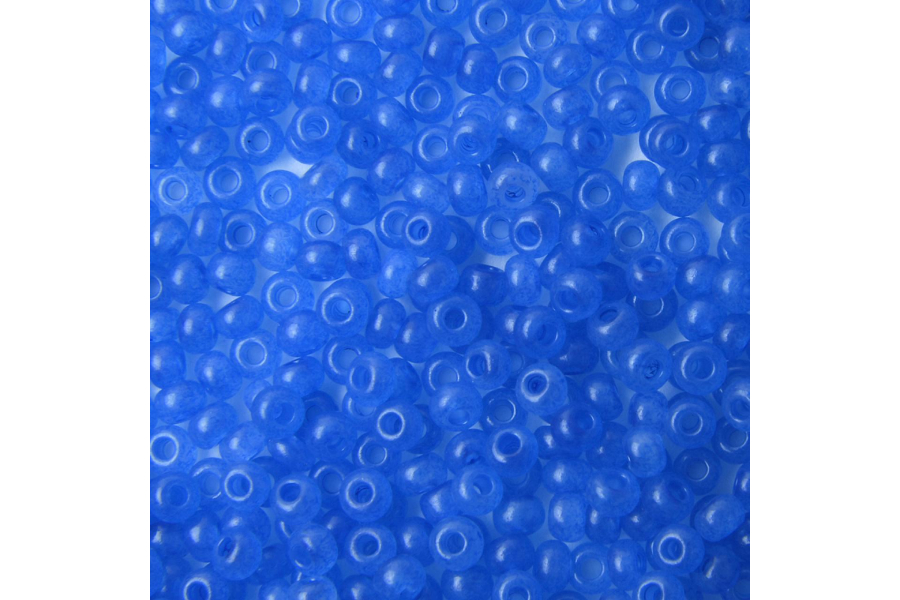 Бісер Preciosa 17836 №10 алебастр кольоровий блакитний яскравий 2,3 мм
