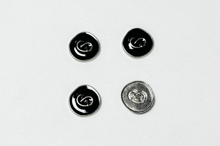 Гудзик на ніжці 18 мм Mertbutton нікель UTS-66-28-nik