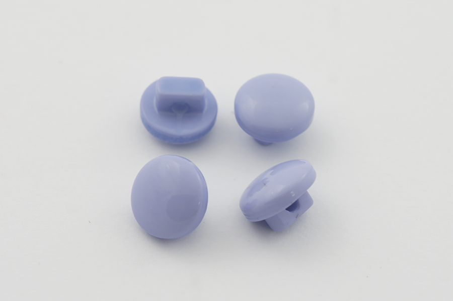 Гудзик на ніжці 10 мм Mertbutton однотонний блакитний