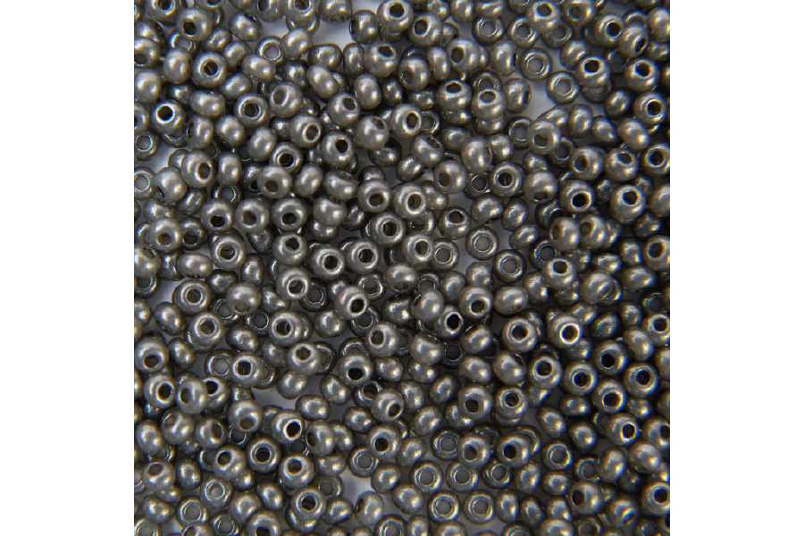 Бісер Preciosa 17749 №10 алебастр кольоровий сірий 2,3 мм