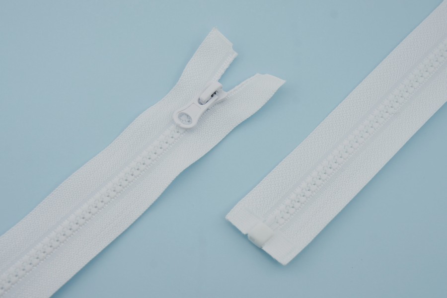 Блискавка MH Тип 5, 1 замок білий 60 см