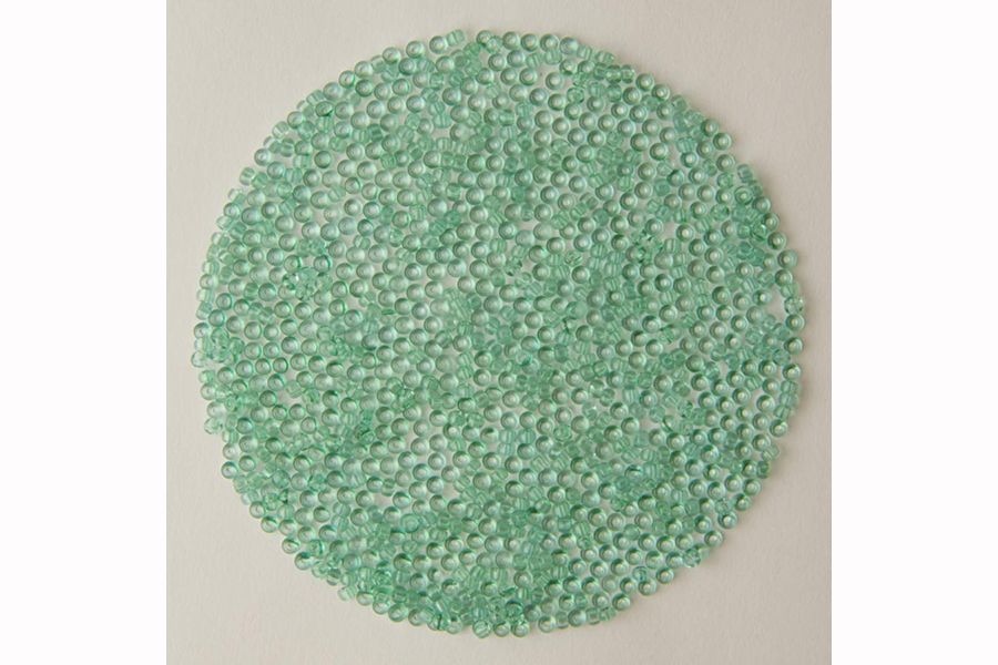Бісер Preciosa 01164 №10 кришталь сольгель бірюзовий зелений 2,3 мм