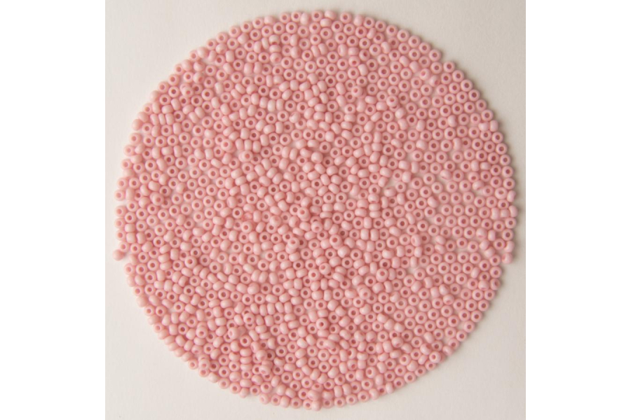 Бісер Preciosa 03293 №10 крейда кольоровий рожевий 2,3 мм