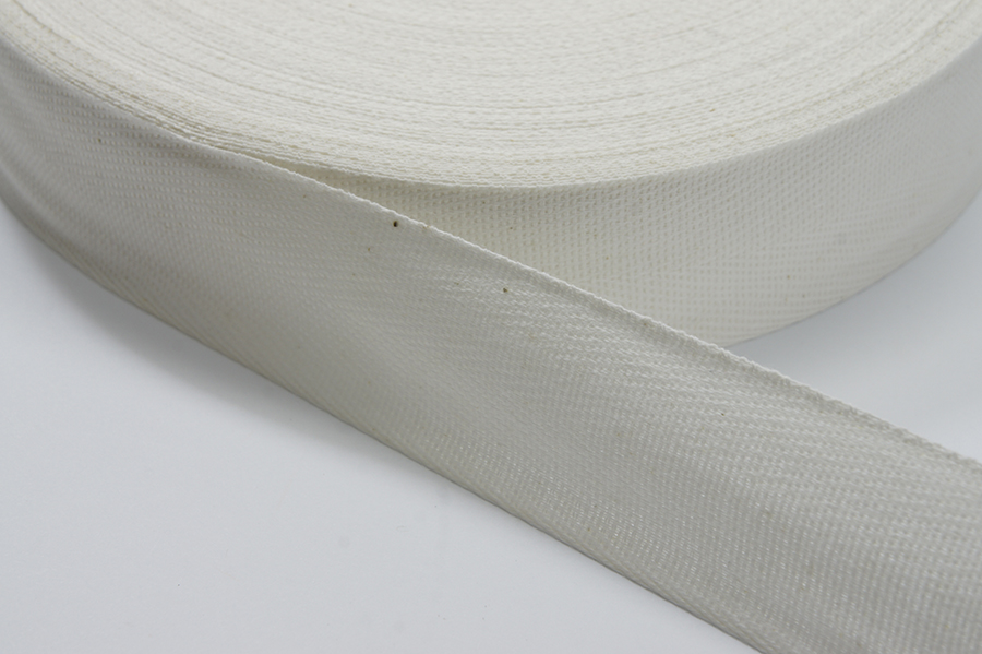 Стрічка кіперна 35 мм Лента білий