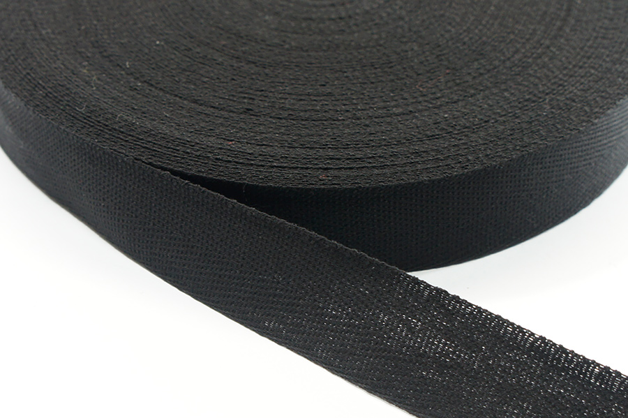 Стрічка кіперна 25 мм чорний 2-258-971005