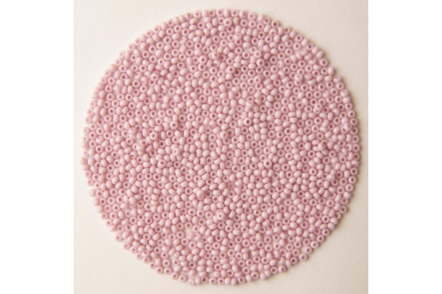 Бісер Preciosa 03295 №10 крейда кольоровий рожевий 2,3 мм