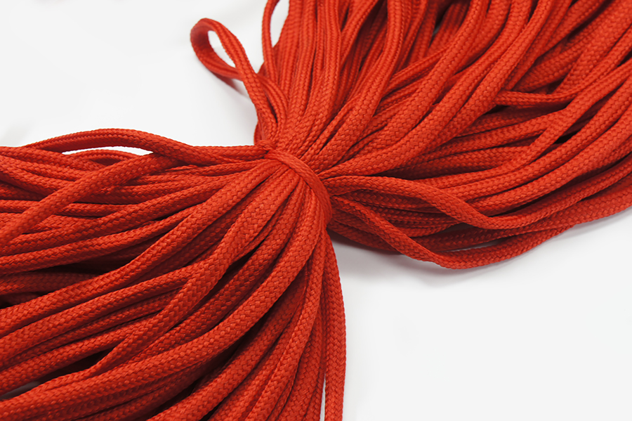 Шнур 6.0 мм для взуття 1-34 Лента червоний