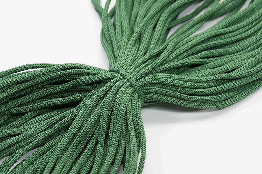 Шнур 4.0 мм для взуття 1-36 Лента зелений