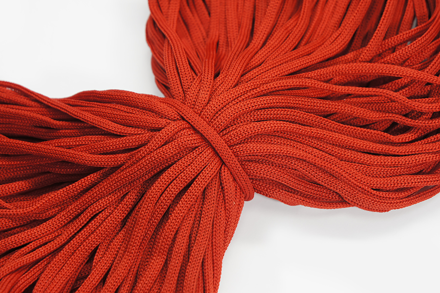 Шнур 5.0 мм для взуття 1-39 червоний