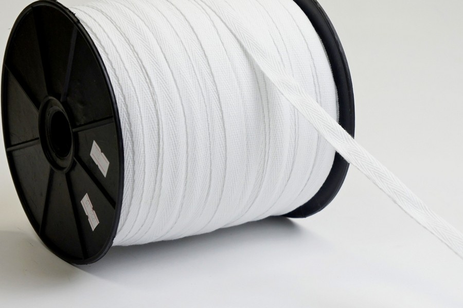 Стрічка кіперна 15 мм білий