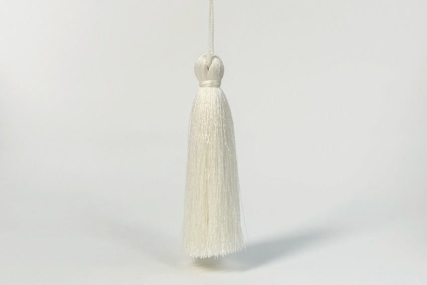 Китиці декоративні 110 мм MH кутаси молочний