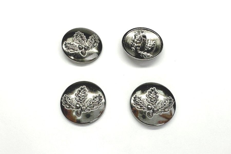 Гудзик на ніжці 20 мм Mertbutton нікель чорний SMB-286