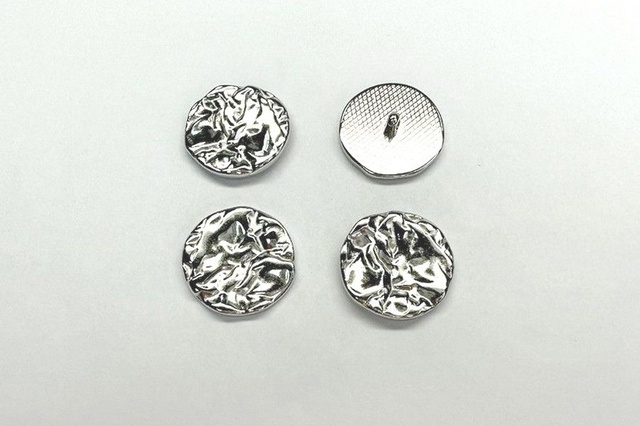 Гудзик на ніжці 15 мм Mertbutton нікель SMB-263