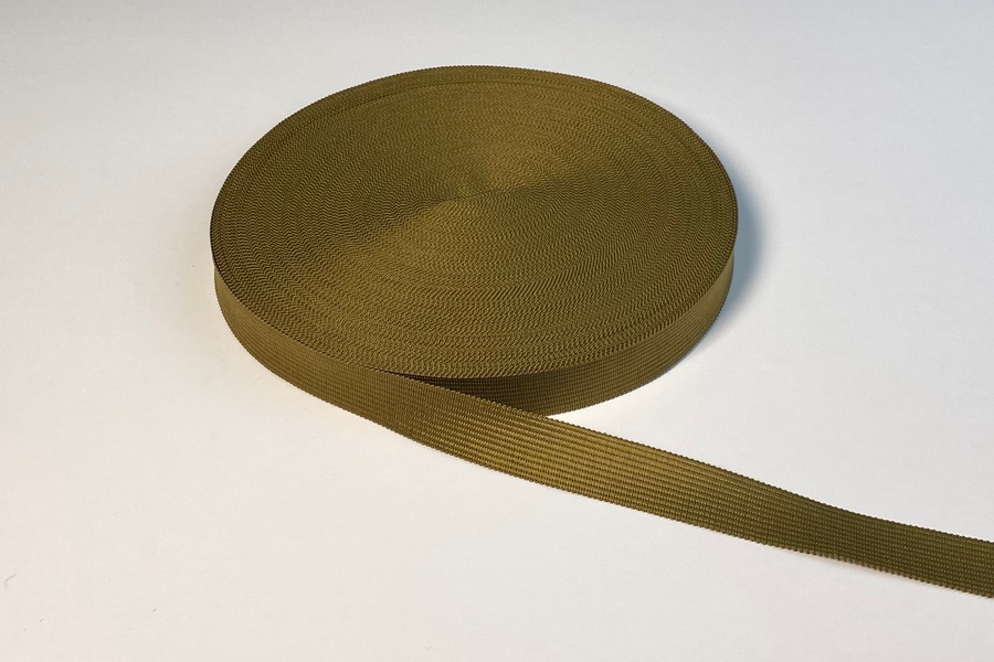 Тасьма 18 мм в'язана койот