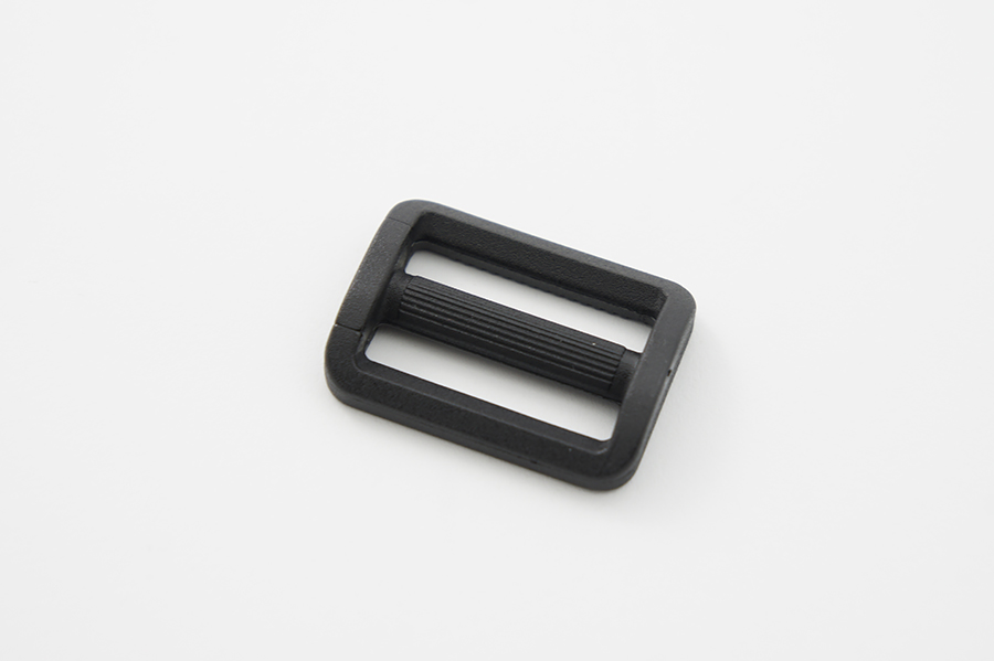 Пряжка-регулятор 25 мм Castiglioni подвійний чорний PTG-25-0000