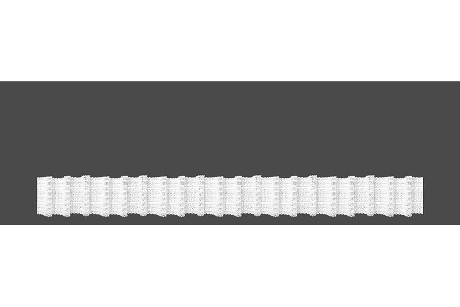 Тасьма для збірки 25 мм велкро, коеф. 1:2, рівномірна