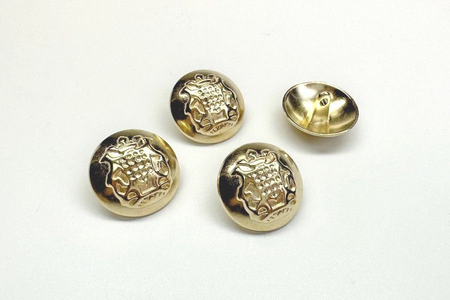 Гудзик на ніжці 15 мм Mertbutton золото SMB-435