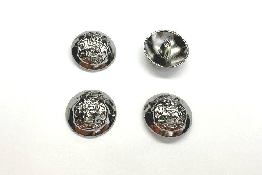 Гудзик на ніжці 20 мм Mertbutton нікель чорний SMB-435