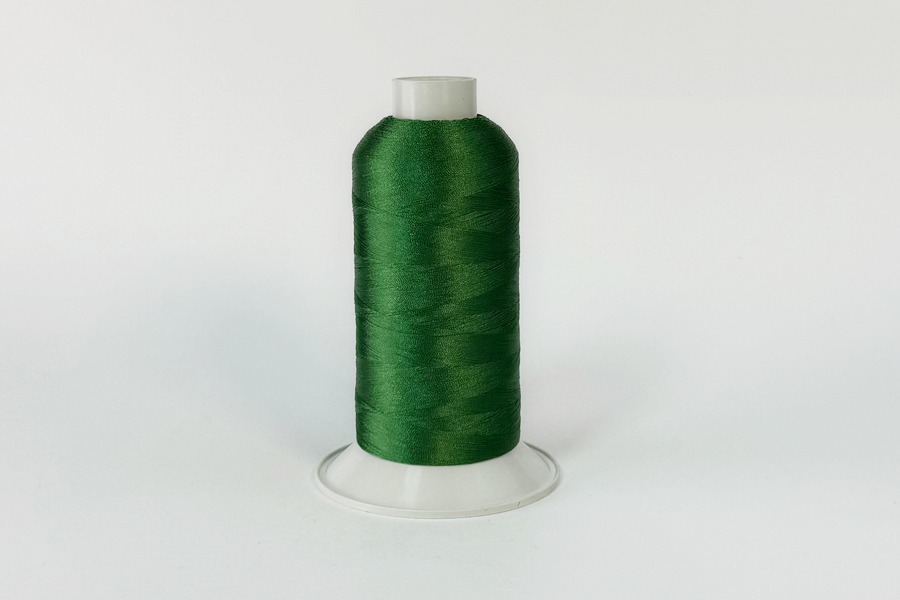 Нитки вишивальні Barva 6150 м поліестер 100% зелений яскравий