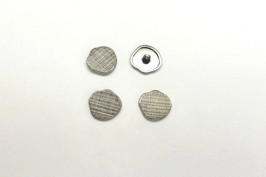 Гудзик на ніжці 25 мм Mertbutton нікель чорний SMB-211