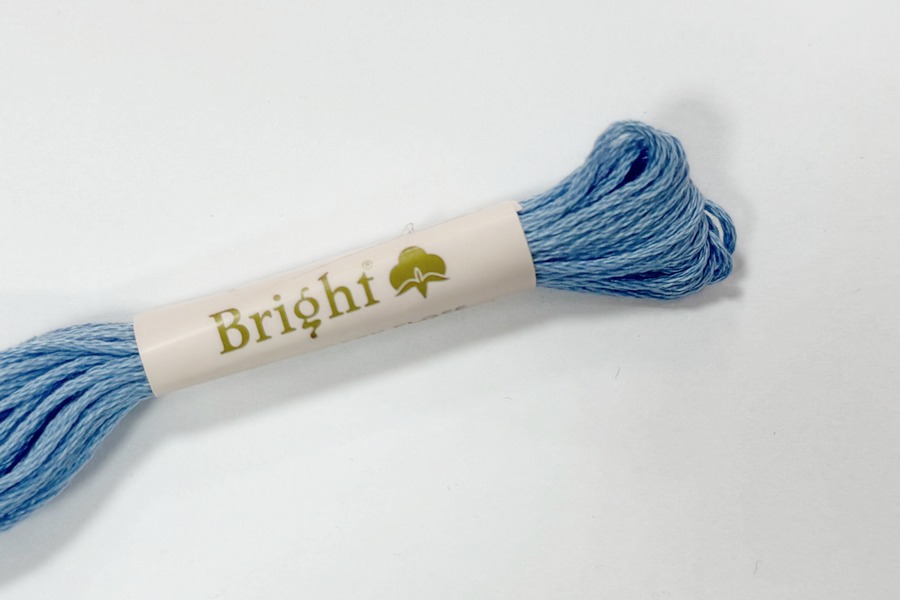 Муліне Bright бавовна блакитний світлий 2606