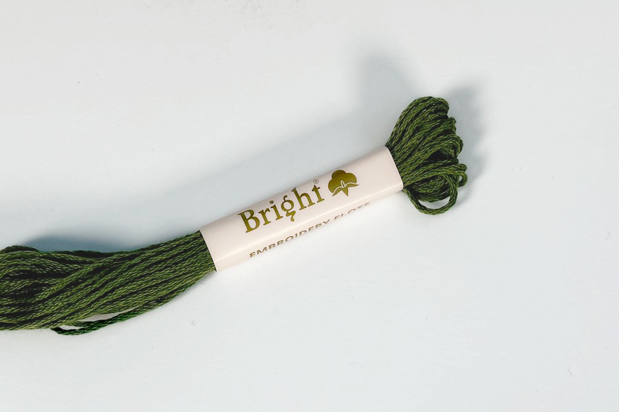 Муліне Bright бавовна зелений 3914