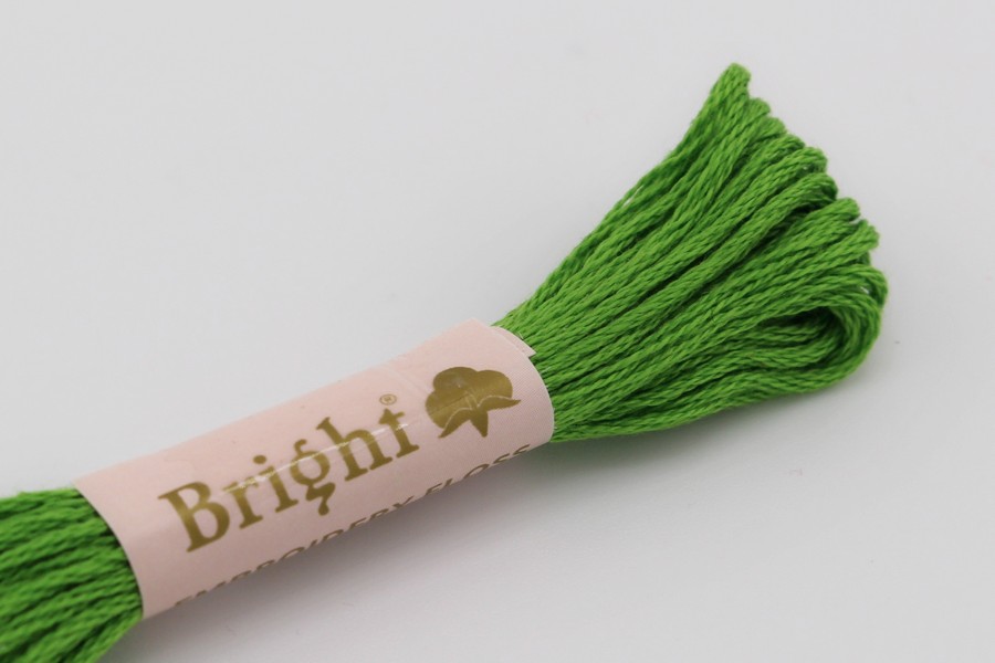 Муліне Bright бавовна зелений світлий 8802