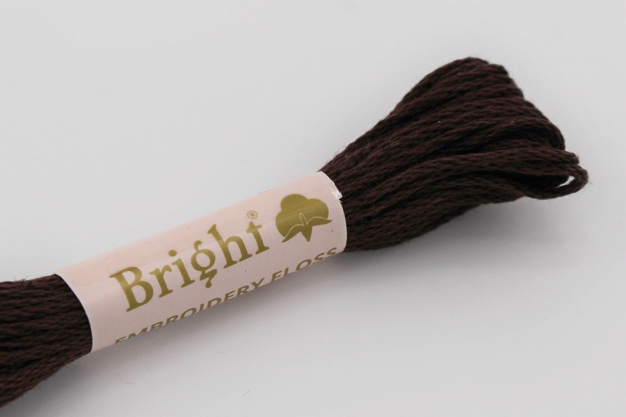 Муліне Bright бавовна коричневий темний 6516