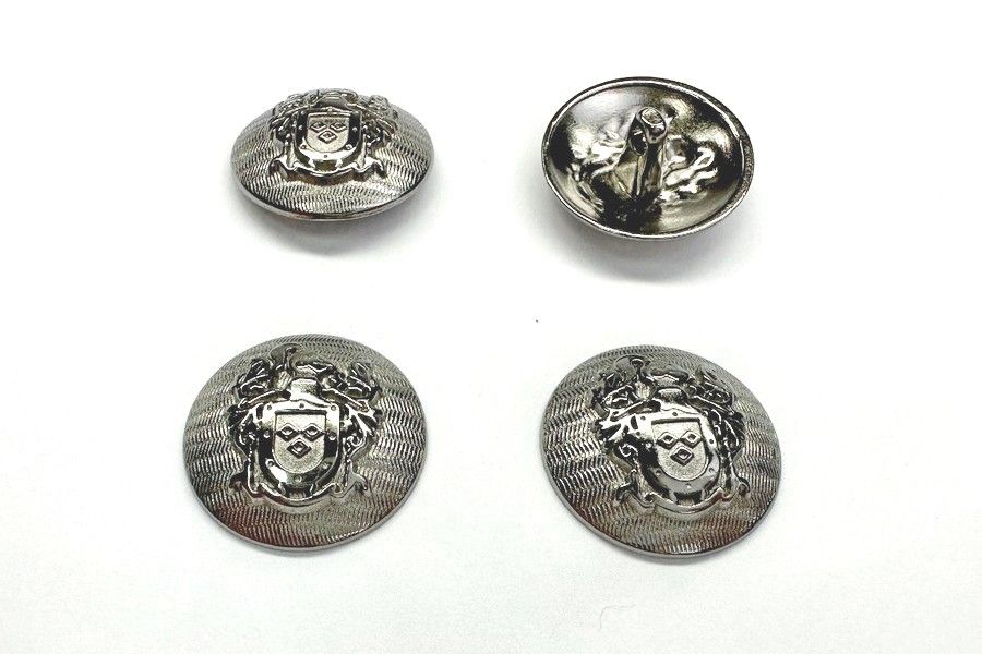 Гудзик на ніжці 20 мм Mertbutton нікель чорний SMB-372